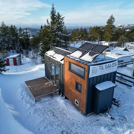 Tiny House Pa Liatoppen Vintercamping Minihus Pa Hjul Parque de Campismo Kongsberg