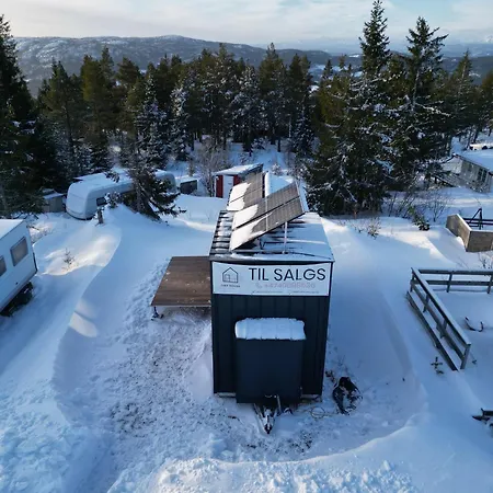 Tiny House Pa Liatoppen Vintercamping Minihus Pa Hjul *
