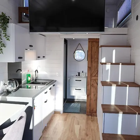 Campeggio Tiny House Pa Liatoppen Vintercamping Minihus Pa Hjul Kongsberg
