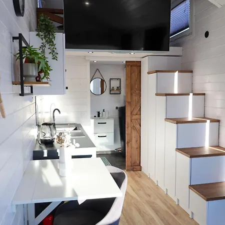 Tiny House Pa Liatoppen Vintercamping Minihus Pa Hjul * Kongsberg